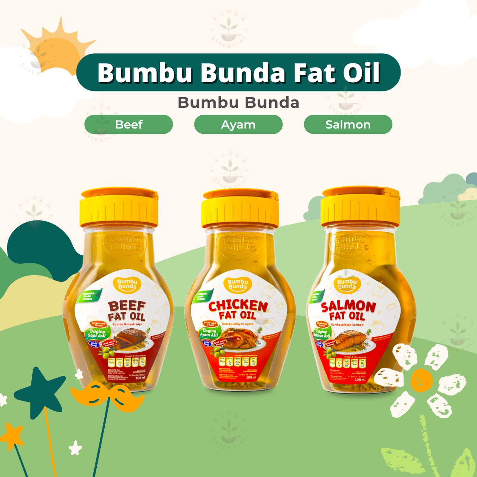 Fat Oil BB Booster Salmon 100ml Bumbu Bunda Elia