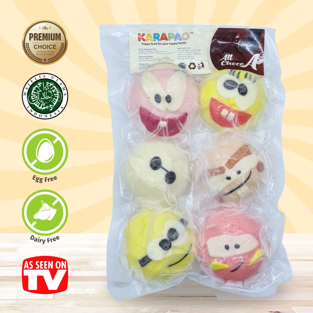 Karapao Bakpao All Choco A ( Variant Coklat )