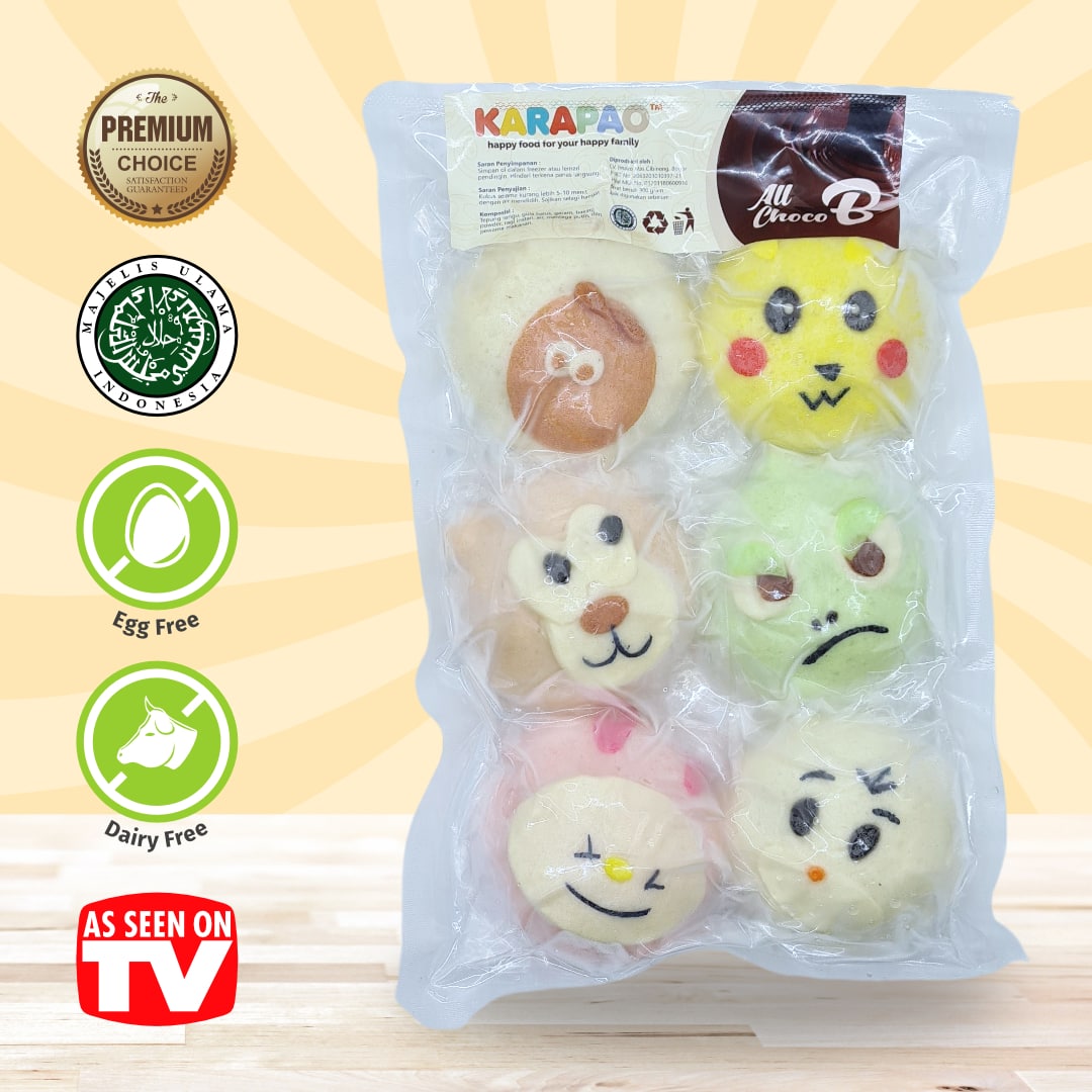 Karapao Bakpao All Choco B ( Variant Coklat )